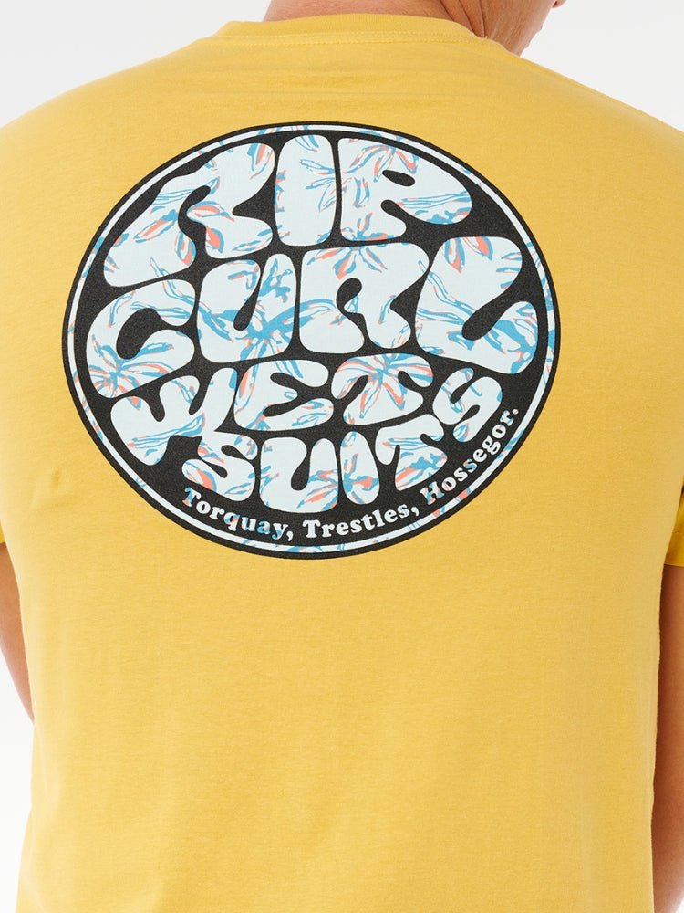 Rip Curl Wettie Passage Icon T shirt - Herre - Ochre