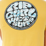 Wettie Passage Icon T shirt - Herre - Ochre - Gumpel & Co