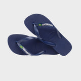 Brasil Logo Klipklapper - Unisex - Navy Blue - Gumpel & Co