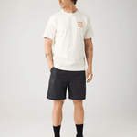 KNOWLEDGE COTTON APPAREL T-shirt m/brystprint - Herre - Egret
