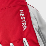 Army Leather Heli 5 fingre Skihandsker - Unisex - Red