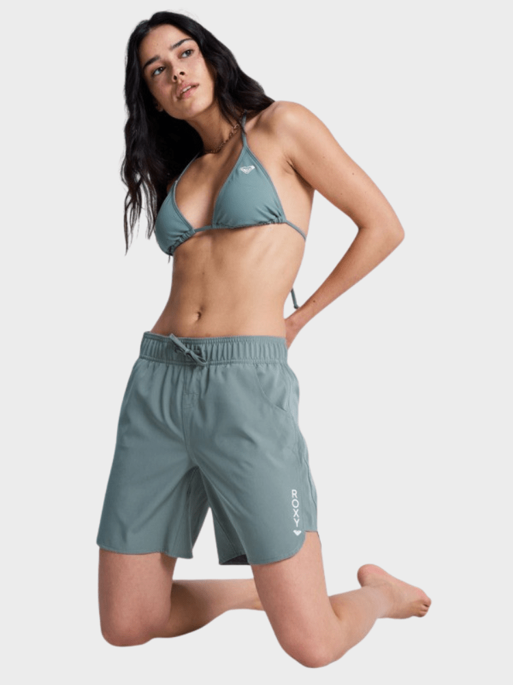 Roxy Wave 7 Inch Badshorts - Dame - Agave Green - Gumpel & Co