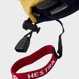 Junior Army Leather Heli Ski 5 fingre - Børn - Light Red Multi