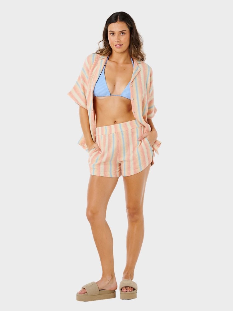 Rip Curl Premium Surf Stripe Shorts - Dame - Multico