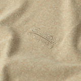 Organic Cotton Essential Logo Tshirt - Herre - Tan Brown Fleck Marl - Gumpel & Co