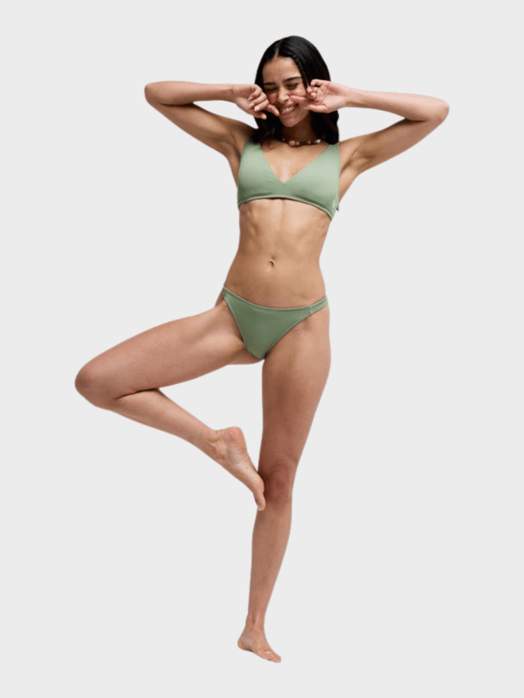 Roxy Love Cheeky Bikini Underdel - Dame - Oil Green