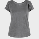 Lotta linen Tee - Dame - Silver Pine - Gumpel & Co