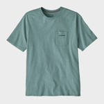 Patagonia Responsibili Tshirt - Herre - Boardshort Logo / Blue Sage