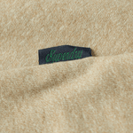 Organic Cotton Essential Logo Tshirt - Herre - Tan Brown Fleck Marl - Gumpel & Co