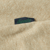 Organic Cotton Essential Logo Tshirt - Herre - Tan Brown Fleck Marl - Gumpel & Co