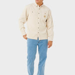 Premium Surf Cord L/S Skjorter - Herre - Sand Dune - Gumpel & Co