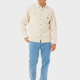 Premium Surf Cord L/S Skjorter - Herre - Sand Dune - Gumpel & Co