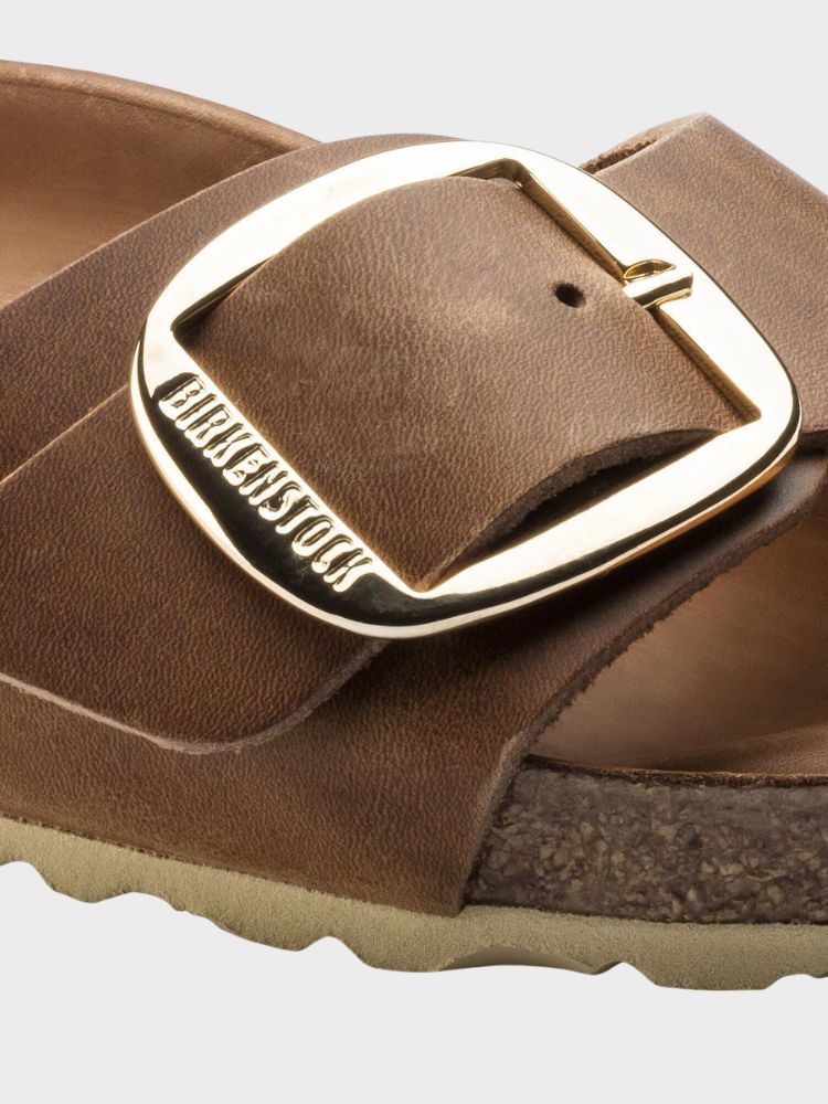 Madrid Big Buckle Smal - Unisex - Cognac - Gumpel & Co