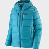 Fitz Roy Down Hoodie - Herre - Mako Blue