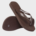 Top Tiras Klipklapper - Dame - Dark Brown - Gumpel & Co