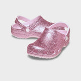 CROCS Classic Chunky Glitter Clog Crocs - Børn - Pink Milk