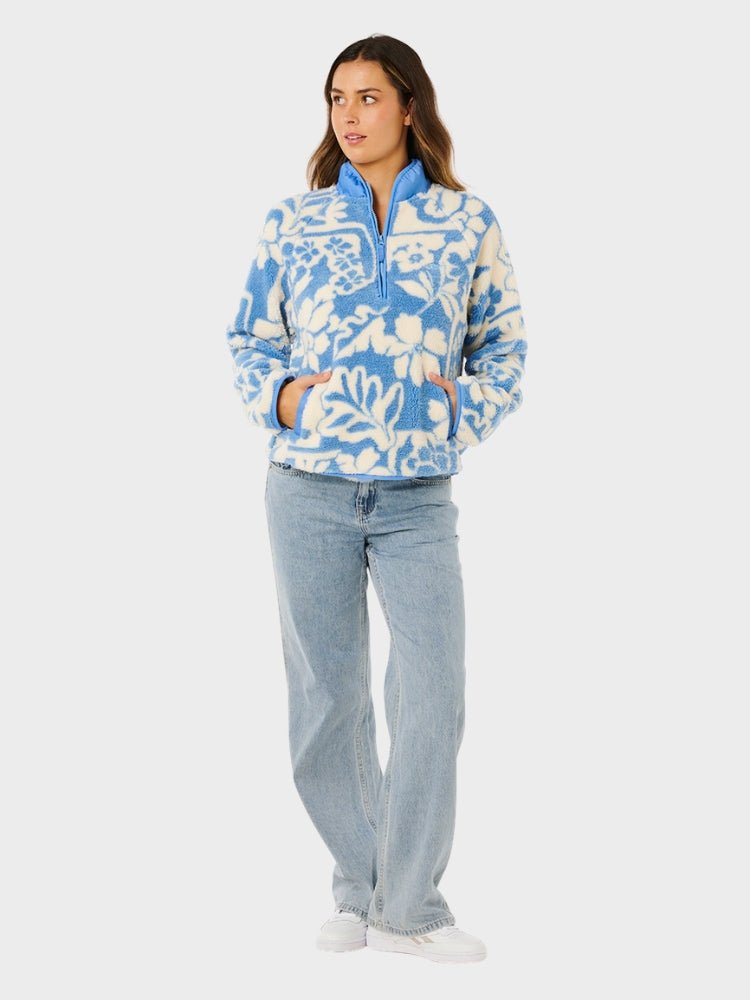 Rip Curl Party Pack Polar Fleece - Dame - Blue