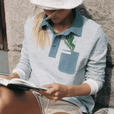 Chukka Sweater - Dame - Stormy Blue - Gumpel & Co