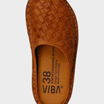 VIBAe Roma Woven Leather - Unisex - Cognac Brown