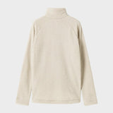Hrannar W Zipneck Fleece - Dame - Dark Stone - Gumpel & Co