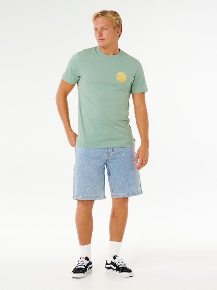 Wettie Passage Icon T shirt - Herre - Aloe - Gumpel & Co