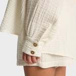 Billabong Swell Blouse Bluse Skjorte - Dame - Salt Crystal
