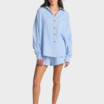 Swell Blouse Bluse Skjorte - Dame - Twilight Blue - Gumpel & Co