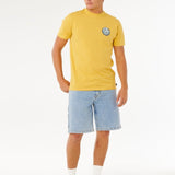 Wettie Passage Icon T shirt - Herre - Ochre - Gumpel & Co