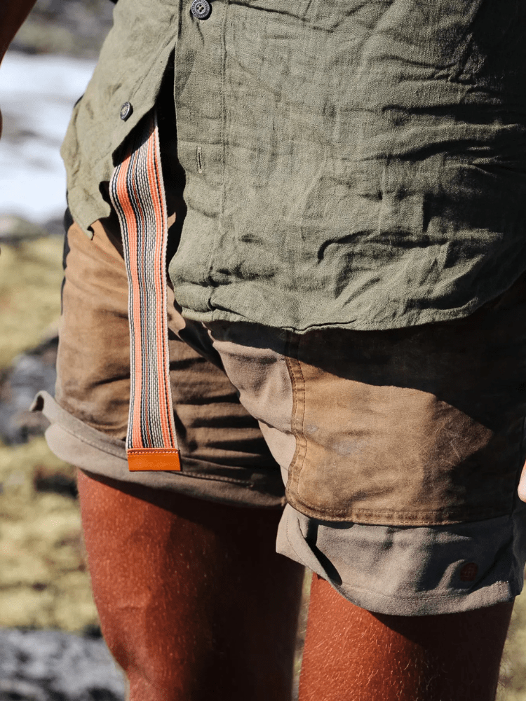 7 Inch Field Shorts - Herre - Cowboy / Tan - Gumpel & Co
