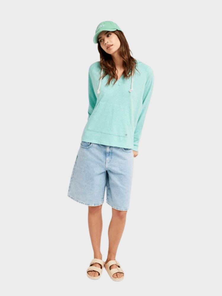 Roxy Destination Surf Top - Dame - Pool Blue