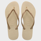 Slim Klipklapper - Dame - SandGrey/L.Gold - Gumpel & Co