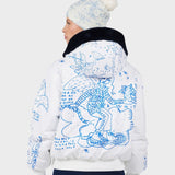 Womens JCC Yeti Reversibel Skijakke - Snow Angel Artic Print