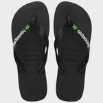 Brasil Logo Klipklapper - Unisex - Black/Black - Gumpel & Co