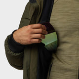 Resort Corduroy Dun Bomber Skijakke - Herre - Olive Shadow