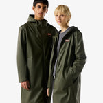 Hunter Andrea PU Rain Coat - Unisex - Kambaba (mørk olivengrøn)