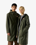 Andrea PU Rain Coat - Unisex - Kambaba (mørk olivengrøn)