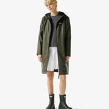 Hunter Andrea PU Rain Coat - Unisex - Kambaba (mørk olivengrøn)