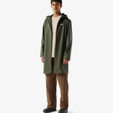 Hunter Andrea PU Rain Coat - Unisex - Kambaba (mørk olivengrøn)