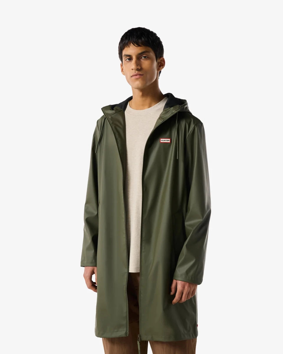 Hunter Andrea PU Rain Coat - Unisex - Kambaba (mørk olivengrøn)