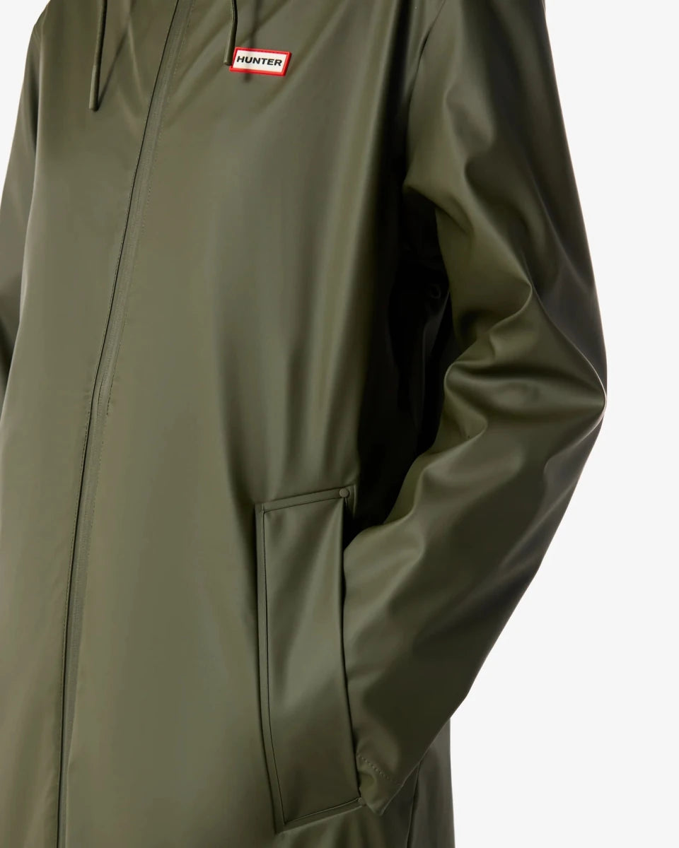 Hunter Andrea PU Rain Coat - Unisex - Kambaba (mørk olivengrøn)