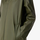 Hunter Andrea PU Rain Coat - Unisex - Kambaba (mørk olivengrøn)