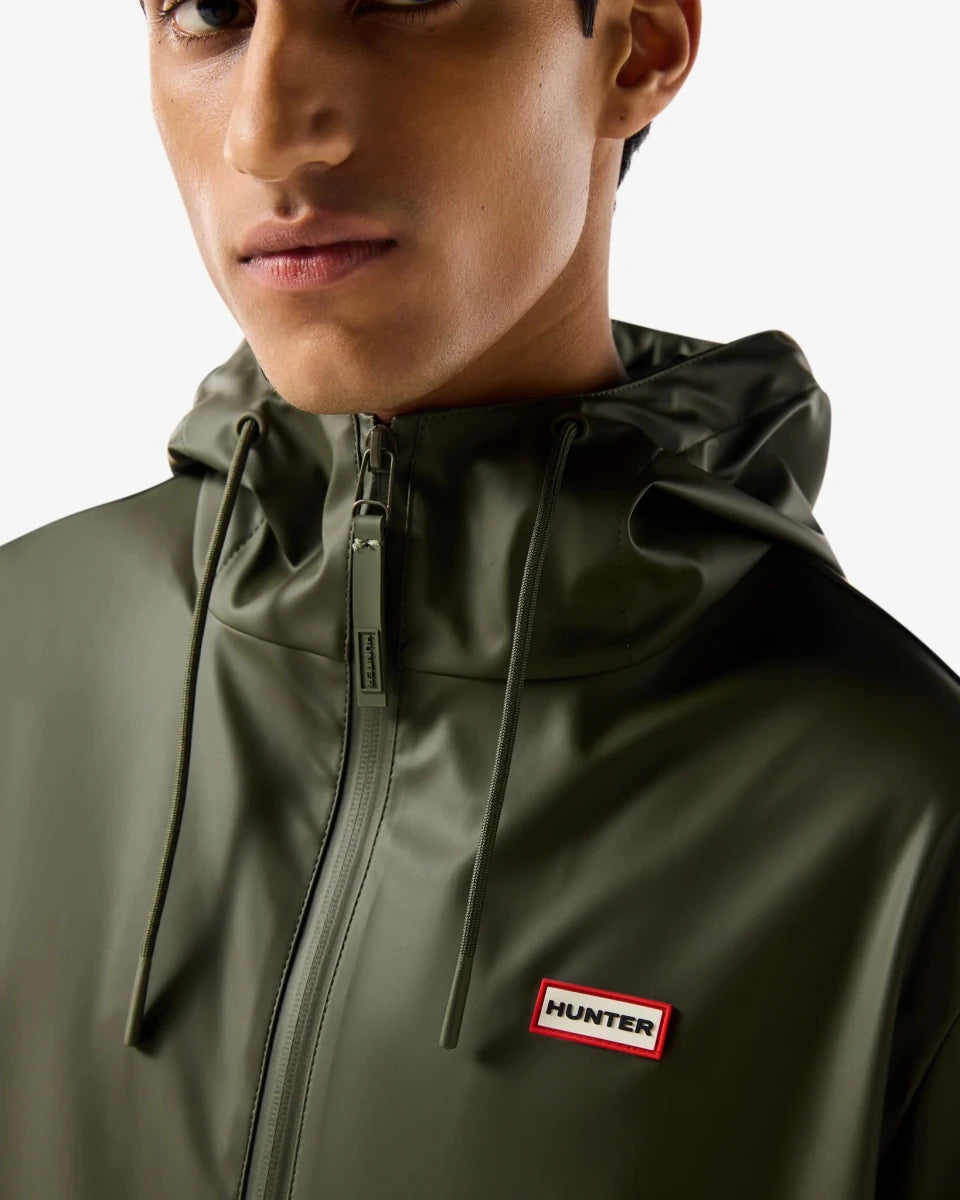 Hunter Andrea PU Rain Coat - Unisex - Kambaba (mørk olivengrøn)