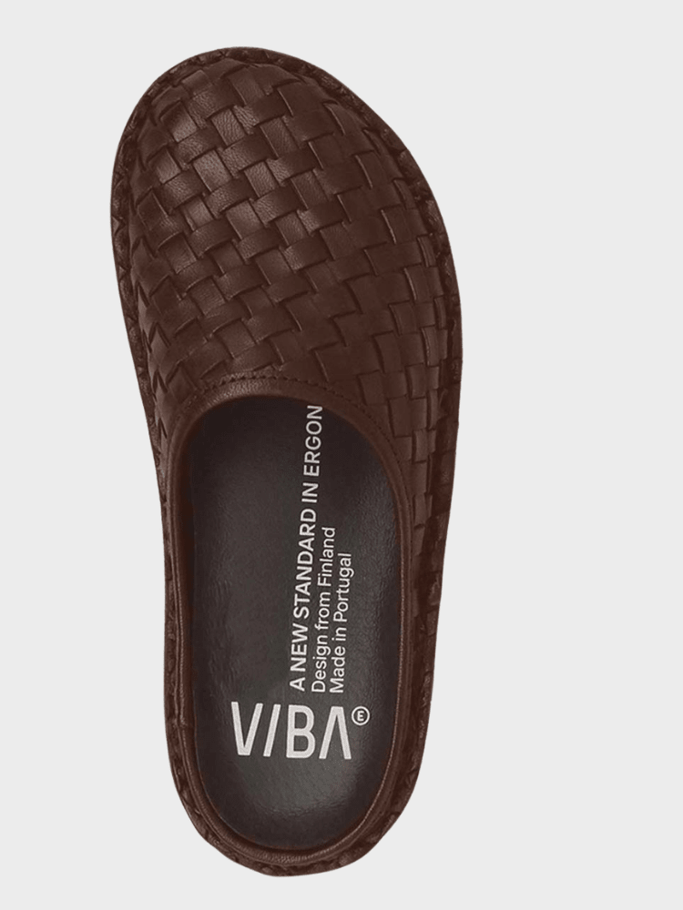 VIBAe Roma Woven Leather - Unisex - Cocoa Brown