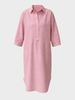 Liv linen Shirt Dress - Dame - Soft Pink melange