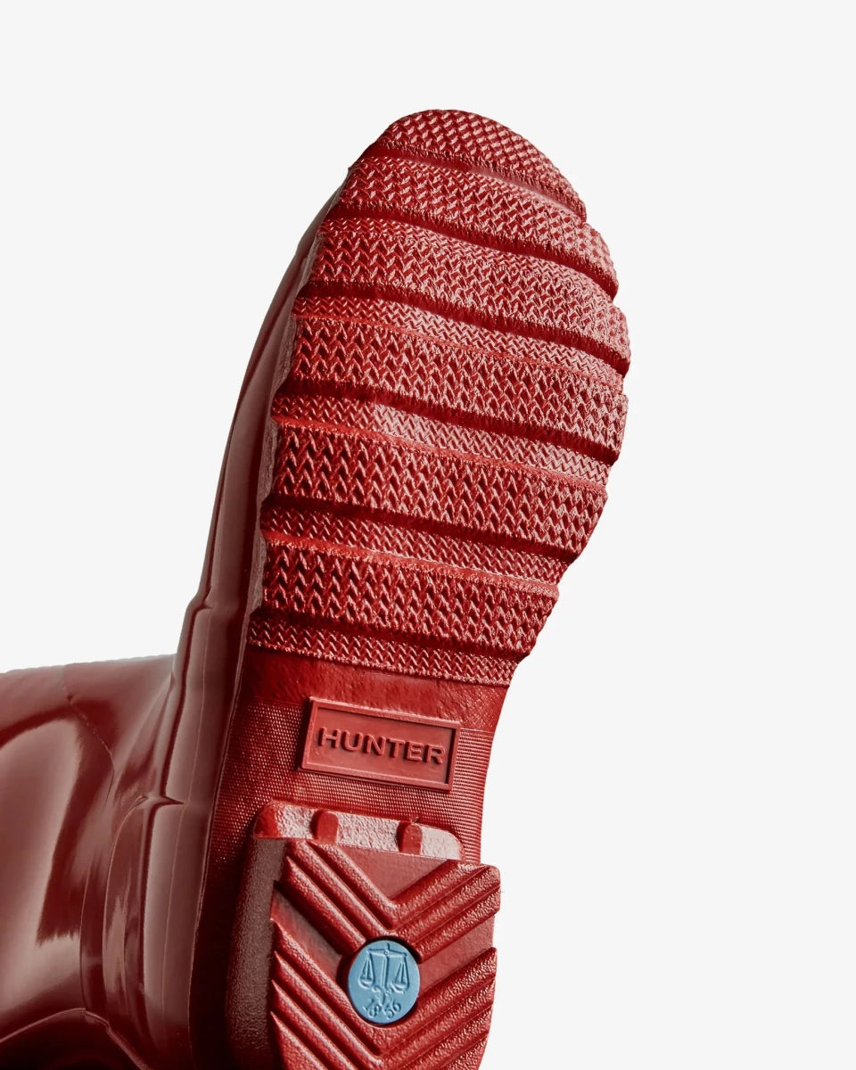 Hunter Original Tall Gloss Boot - Dame - Military Red