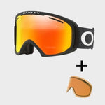 O - Frame 2.0 Pro XL (7112) Skibriller - Matte Black Strop/Fire + Persimmon linser - Gumpel & Co