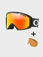 O-Frame 2.0 Pro XL (7112) Skibriller - Matte Black Strop/Fire + Persimmon linser