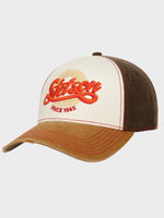 Baseball Cap Vintage Distressed - Unisex - Hvid/Brun