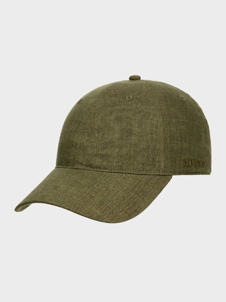 Baseball Cap Linen - Unisex - Forest Green - Gumpel & Co