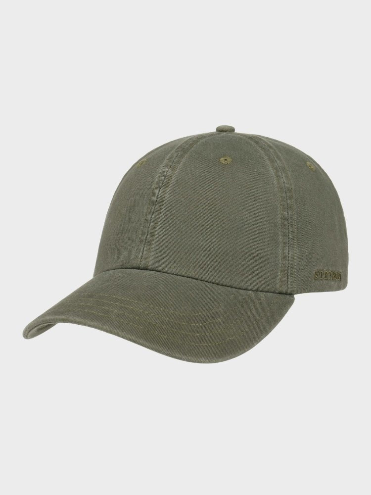 Stetson Baseball Cap Cotton - Unisex - Faded Olive